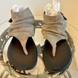 MIA Hayat Suede Thong Sandal - Tan - Size 7M